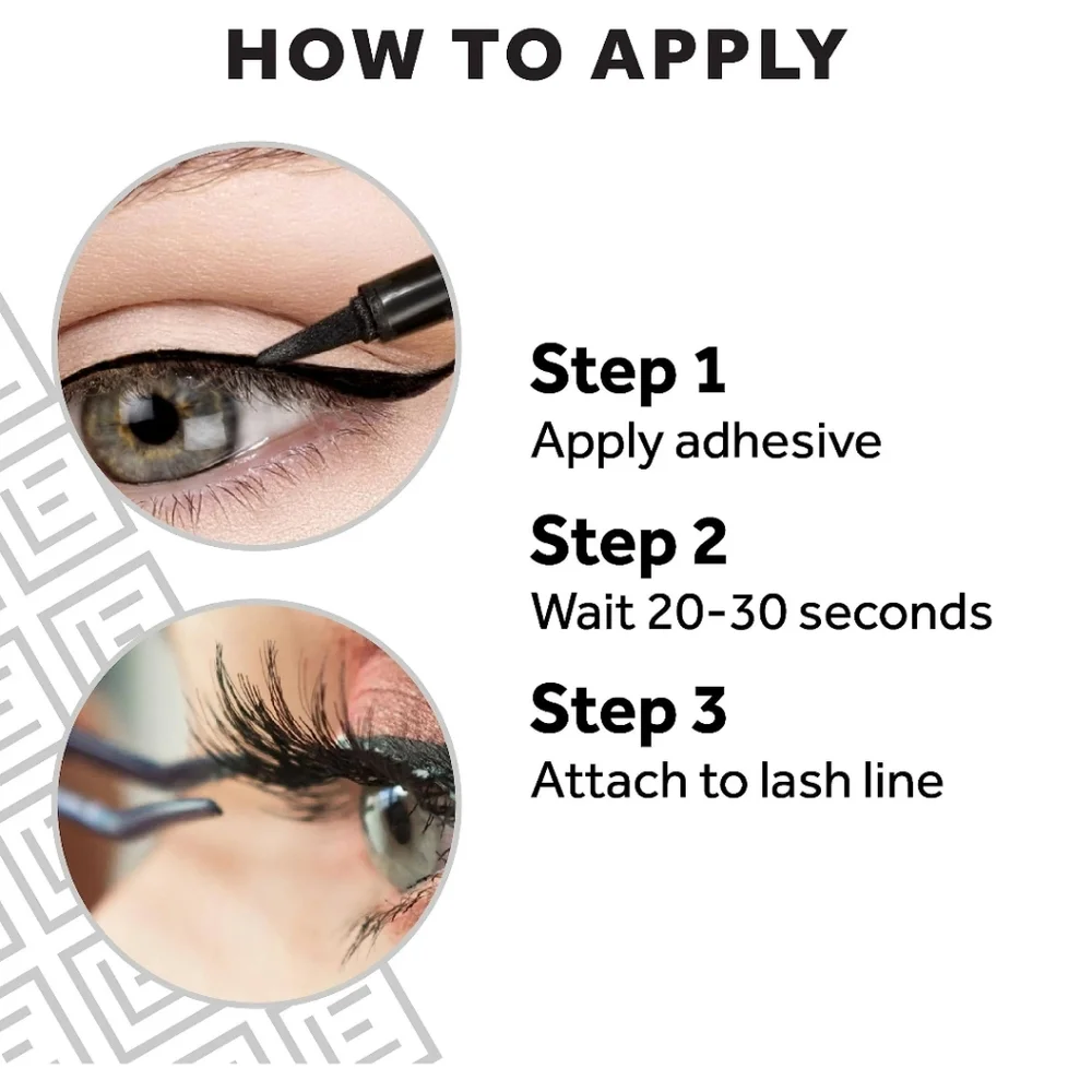 Eylure ameythst line & line adhesive eyeliner kit